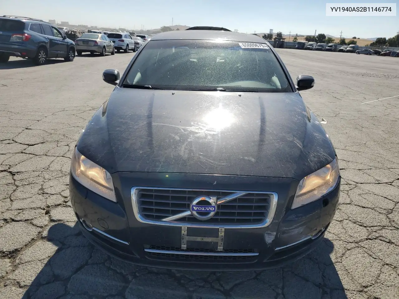 2011 Volvo S80 3.2 VIN: YV1940AS2B1146774 Lot: 65009675