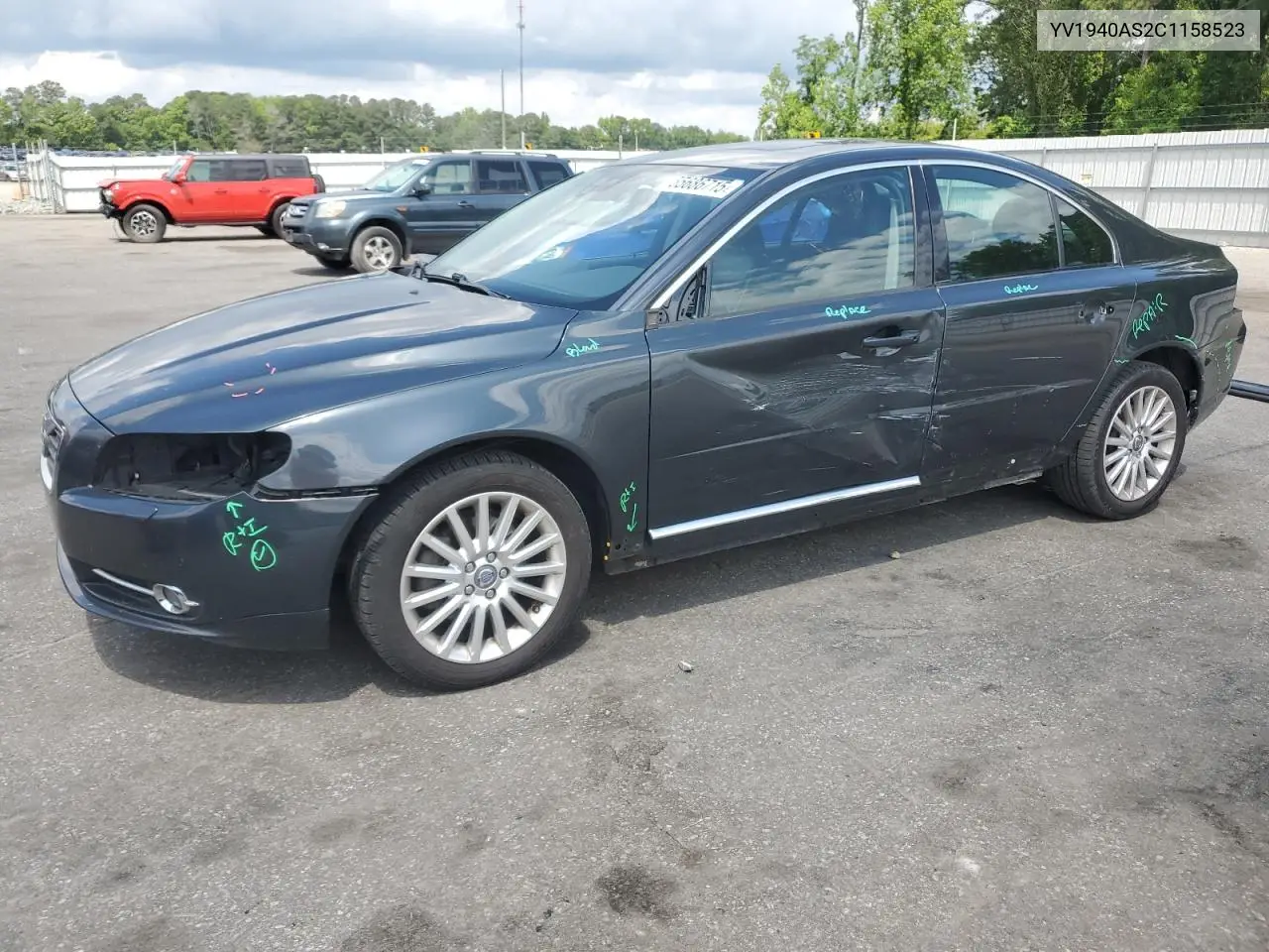 2012 Volvo S80 3.2 VIN: YV1940AS2C1158523 Lot: 55686715