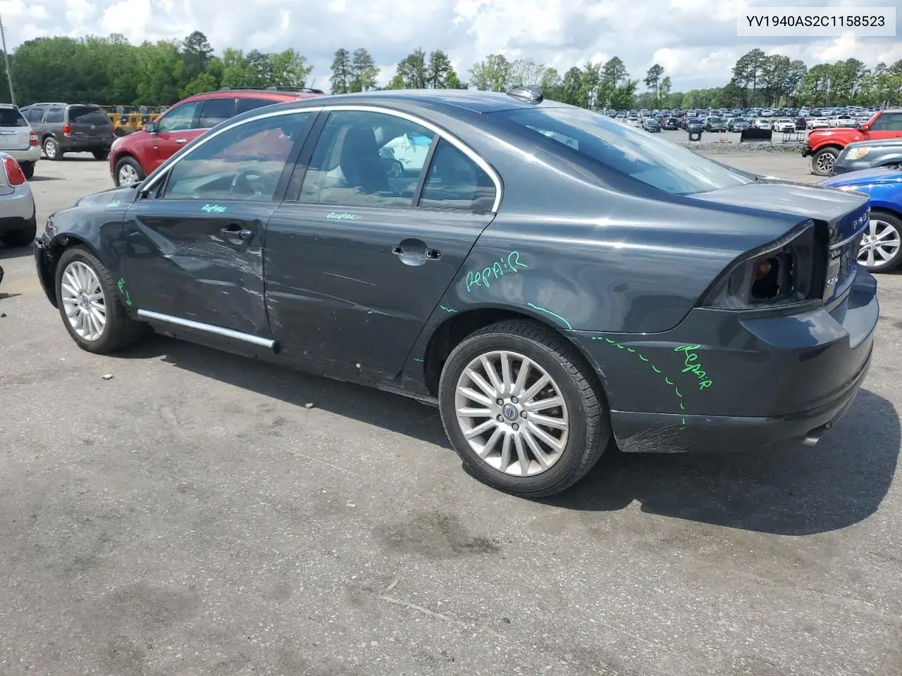 2012 Volvo S80 3.2 VIN: YV1940AS2C1158523 Lot: 55686715