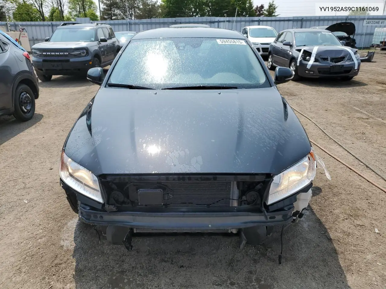 2012 Volvo S80 3.2 VIN: YV1952AS9C1161069 Lot: 59455815