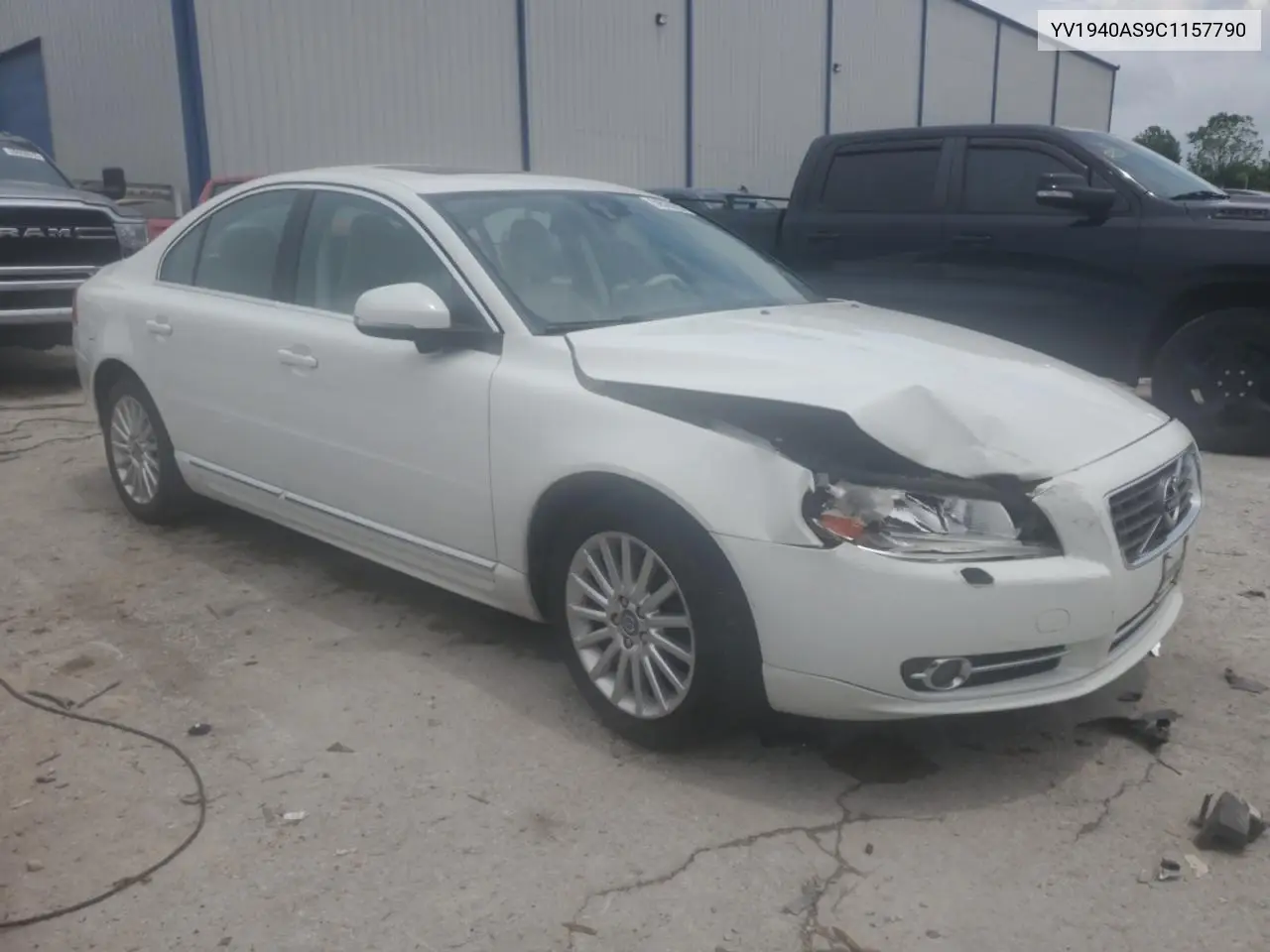 2012 Volvo S80 3.2 VIN: YV1940AS9C1157790 Lot: 59520085