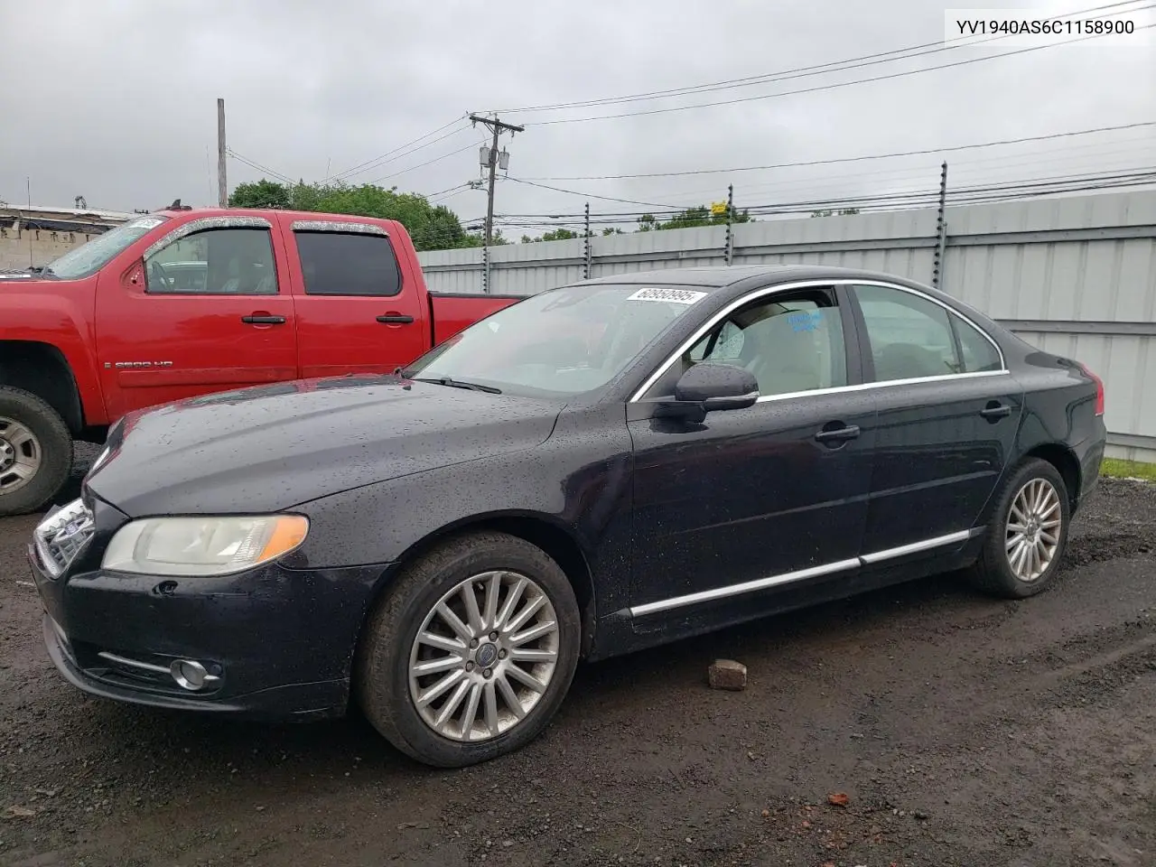 2012 Volvo S80 3.2 VIN: YV1940AS6C1158900 Lot: 60950995