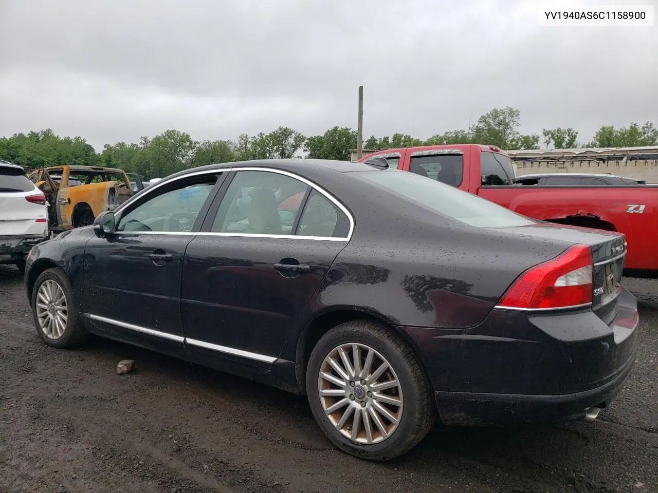 2012 Volvo S80 3.2 VIN: YV1940AS6C1158900 Lot: 60950995