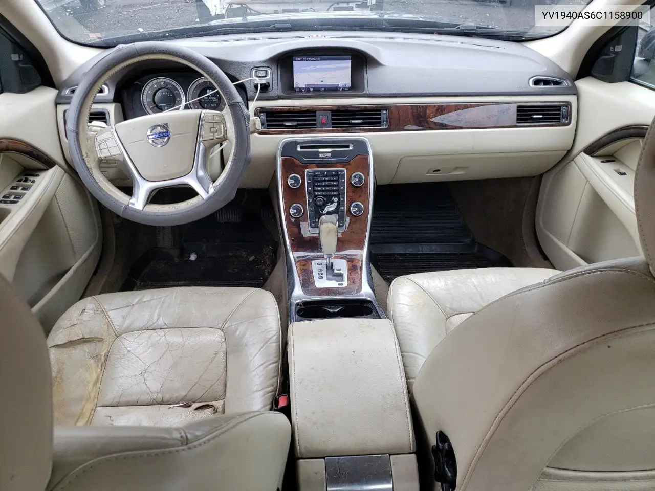 2012 Volvo S80 3.2 VIN: YV1940AS6C1158900 Lot: 60950995