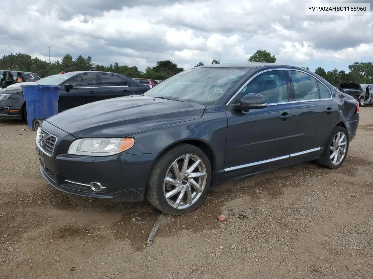 2012 Volvo S80 T6 VIN: YV1902AH8C1158960 Lot: 61860695