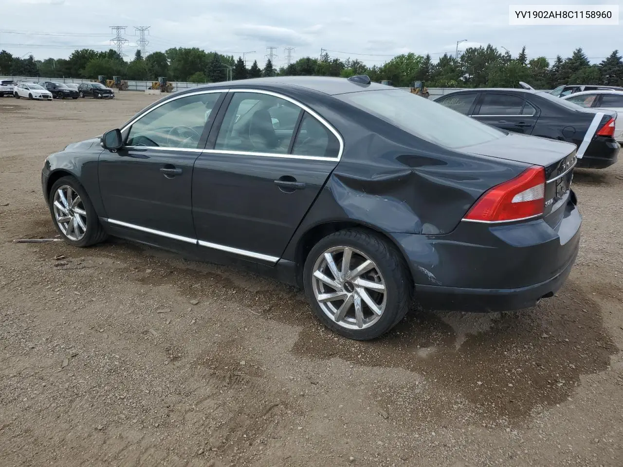 2012 Volvo S80 T6 VIN: YV1902AH8C1158960 Lot: 61860695