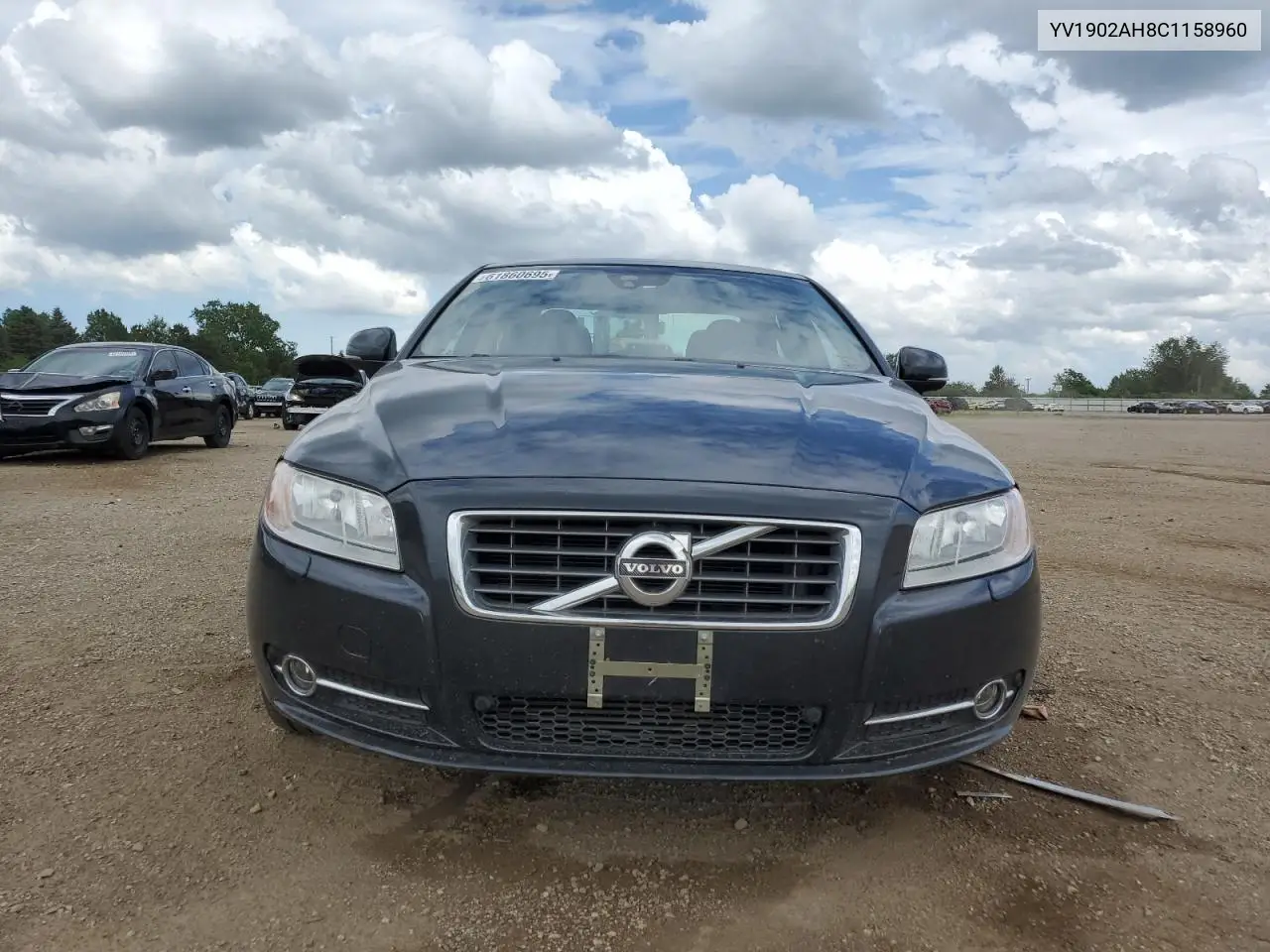 2012 Volvo S80 T6 VIN: YV1902AH8C1158960 Lot: 61860695