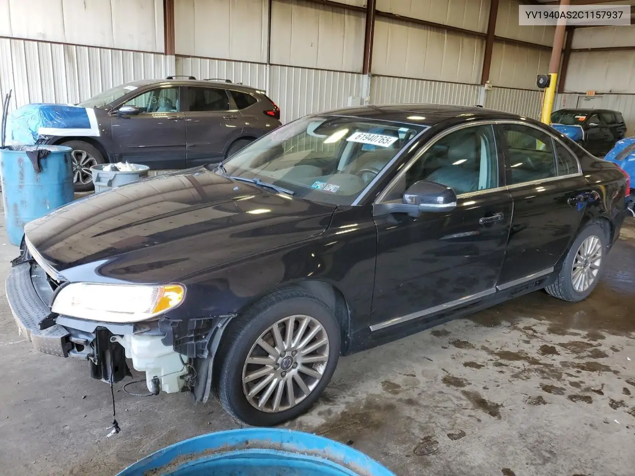 2012 Volvo S80 3.2 VIN: YV1940AS2C1157937 Lot: 61940765