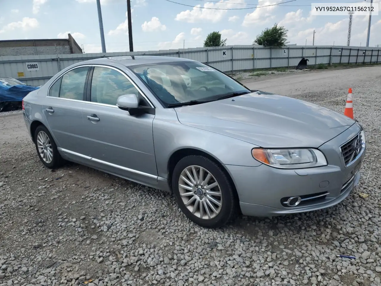 2012 Volvo S80 3.2 VIN: YV1952AS7C1156212 Lot: 62145985