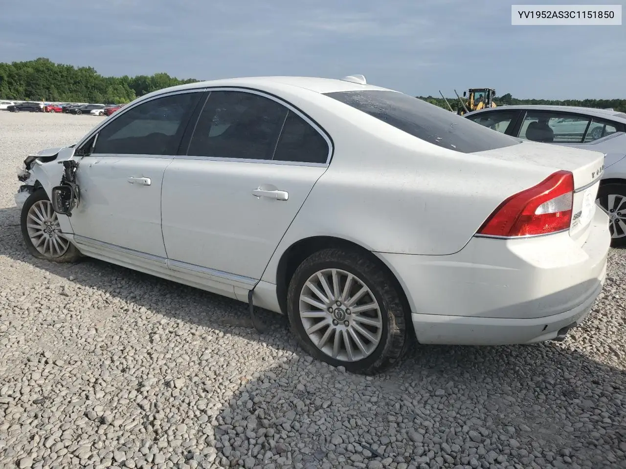 2012 Volvo S80 3.2 VIN: YV1952AS3C1151850 Lot: 63654545