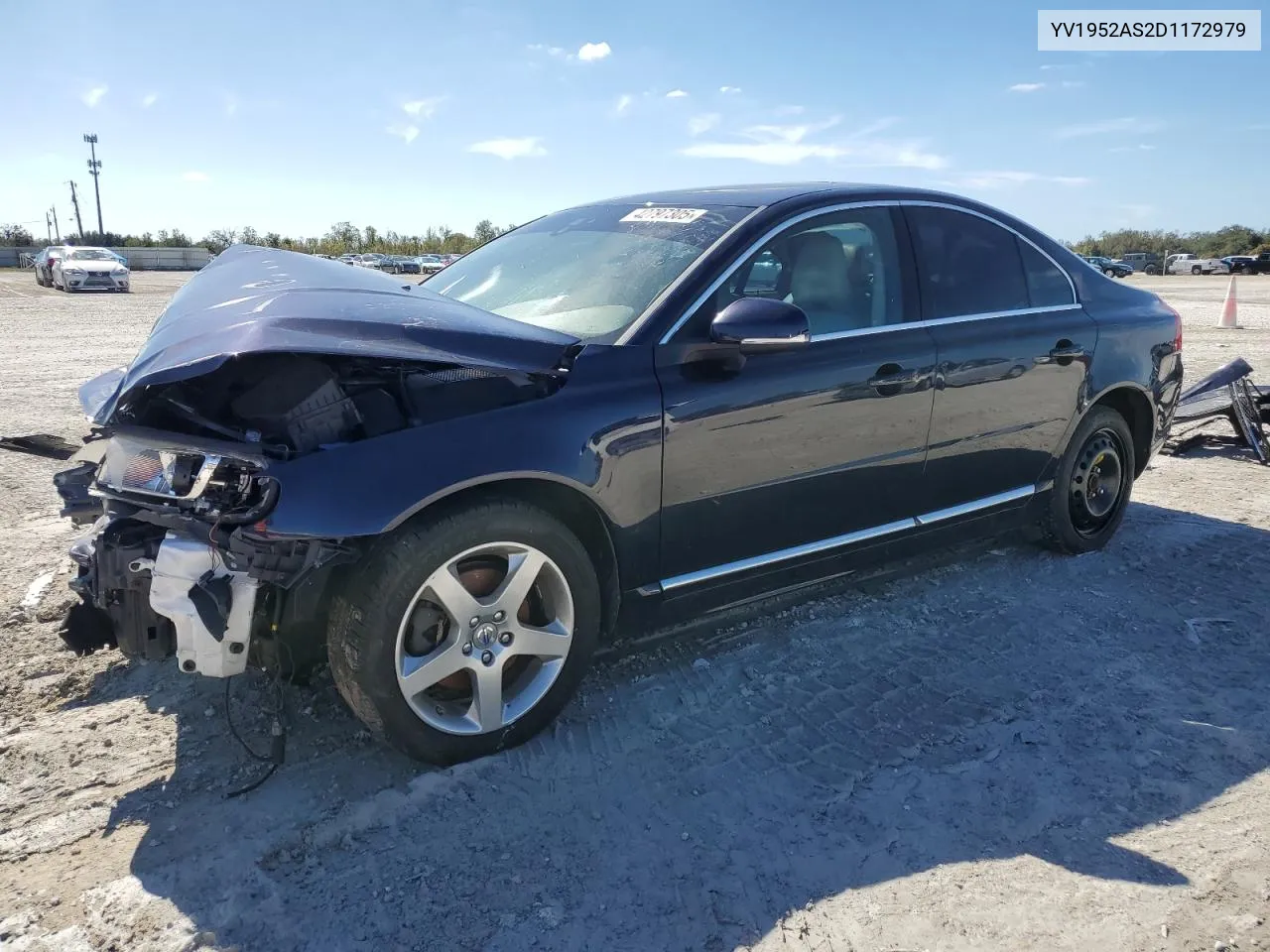 2013 Volvo S80 3.2 VIN: YV1952AS2D1172979 Lot: 42797305