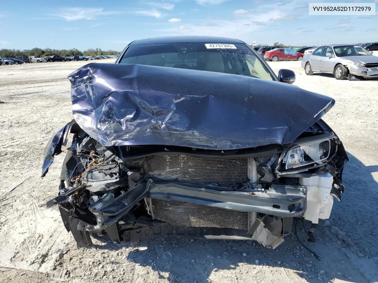 2013 Volvo S80 3.2 VIN: YV1952AS2D1172979 Lot: 42797305