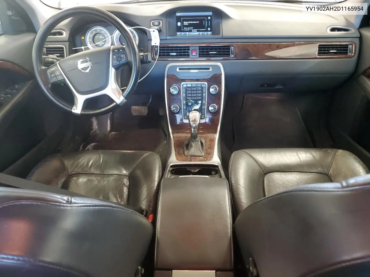 2013 Volvo S80 T6 VIN: YV1902AH2D1165954 Lot: 62221155