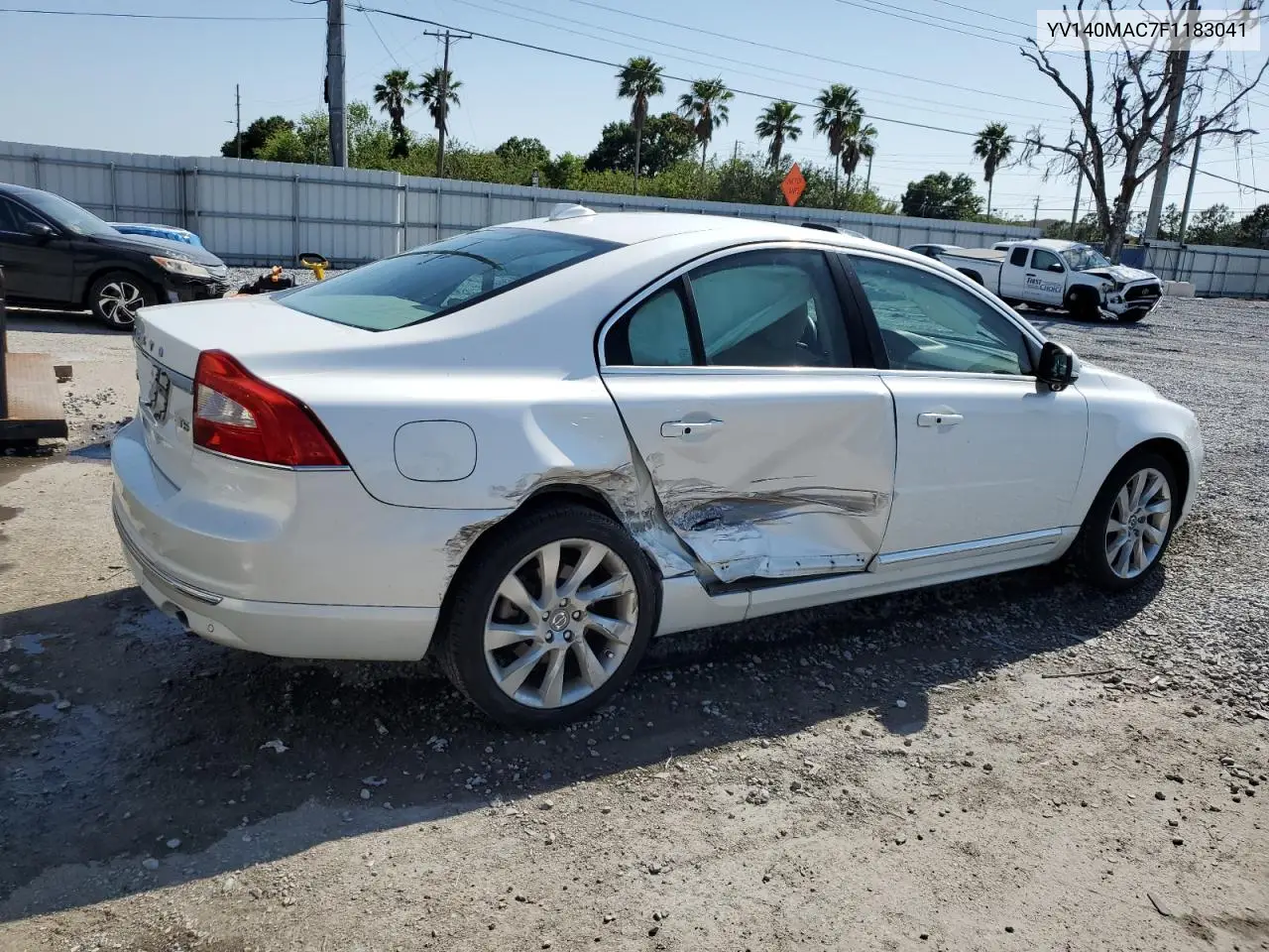 2015 Volvo S80 Premier+ VIN: YV140MAC7F1183041 Lot: 52319785