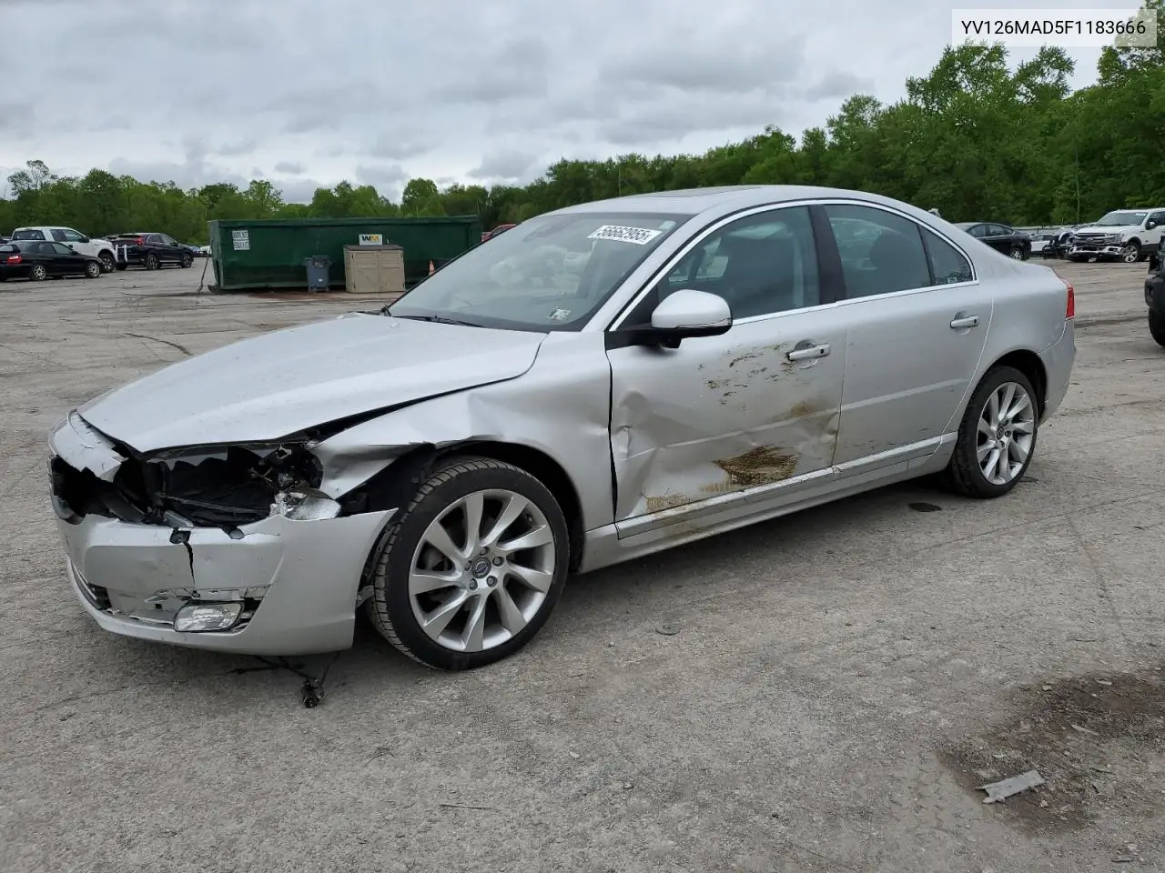 2015 Volvo S80 Platinum VIN: YV126MAD5F1183666 Lot: 56662955