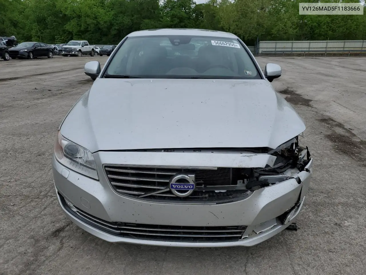 2015 Volvo S80 Platinum VIN: YV126MAD5F1183666 Lot: 56662955