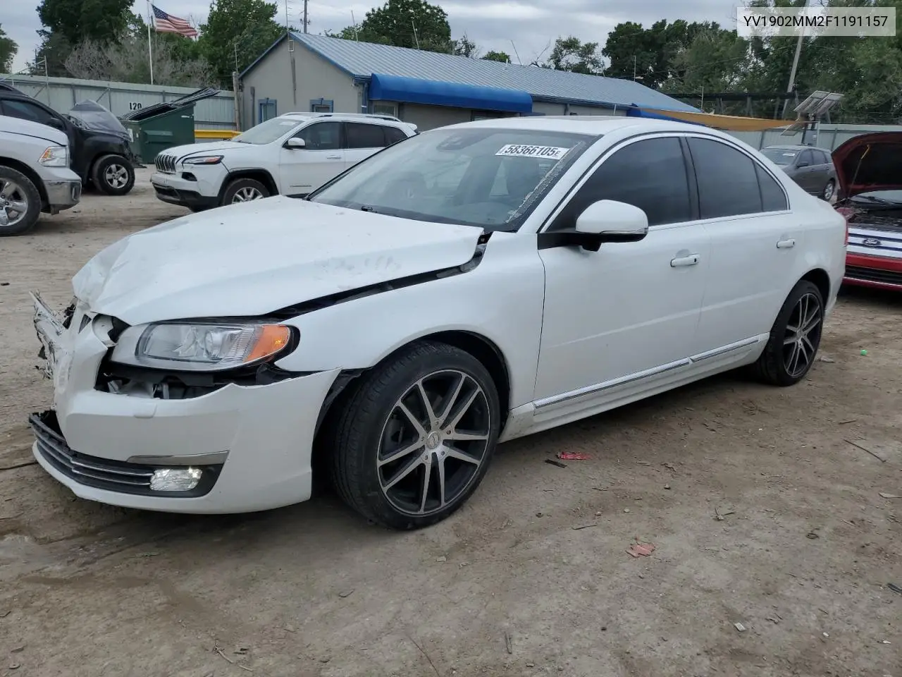 2015 Volvo S80 Platinum VIN: YV1902MM2F1191157 Lot: 58366105