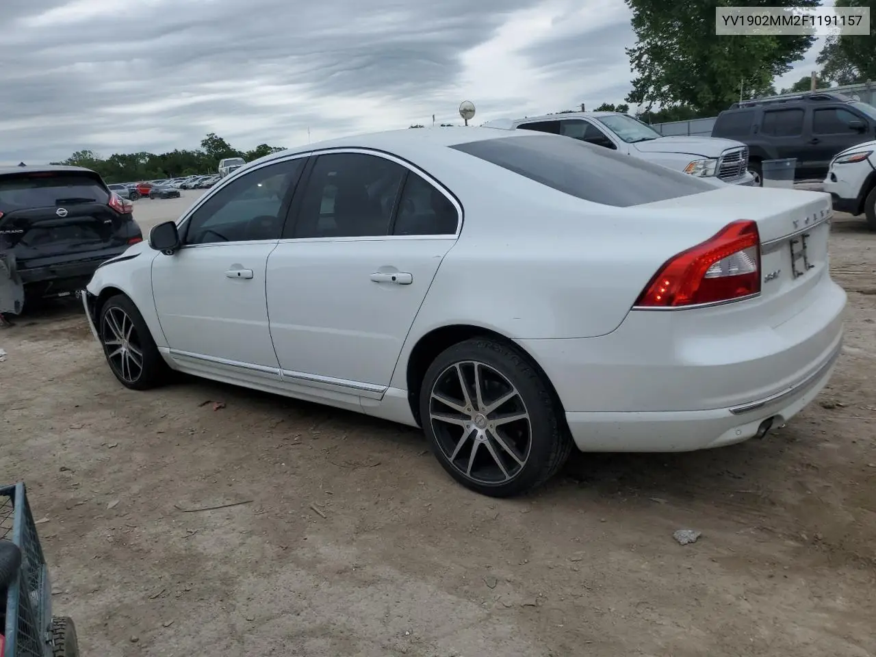 2015 Volvo S80 Platinum VIN: YV1902MM2F1191157 Lot: 58366105