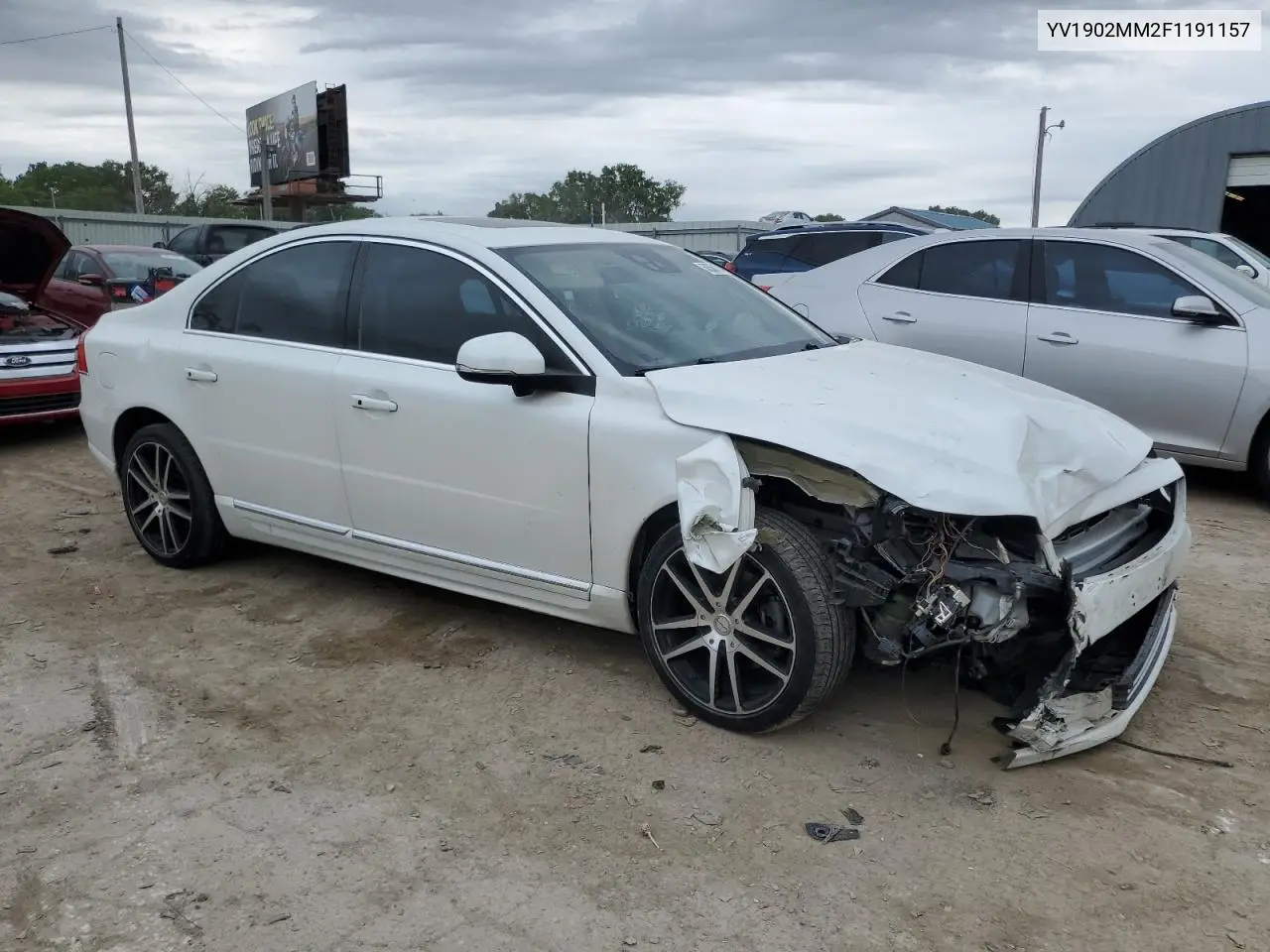 2015 Volvo S80 Platinum VIN: YV1902MM2F1191157 Lot: 58366105