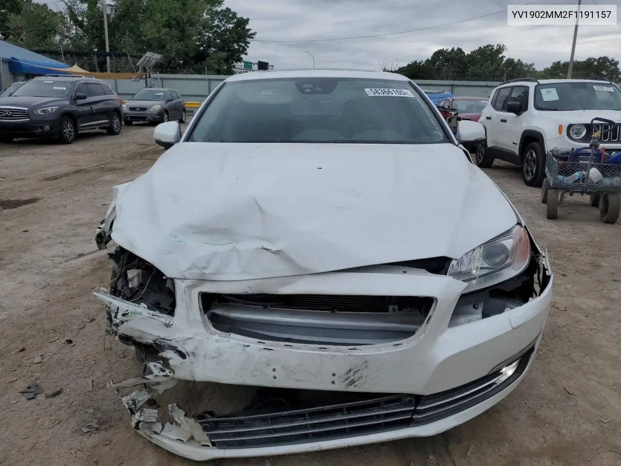 2015 Volvo S80 Platinum VIN: YV1902MM2F1191157 Lot: 58366105