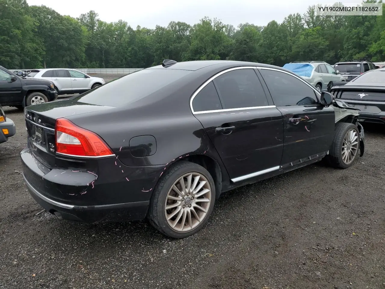 2015 Volvo S80 Premier VIN: YV1902MB2F1182652 Lot: 62606975