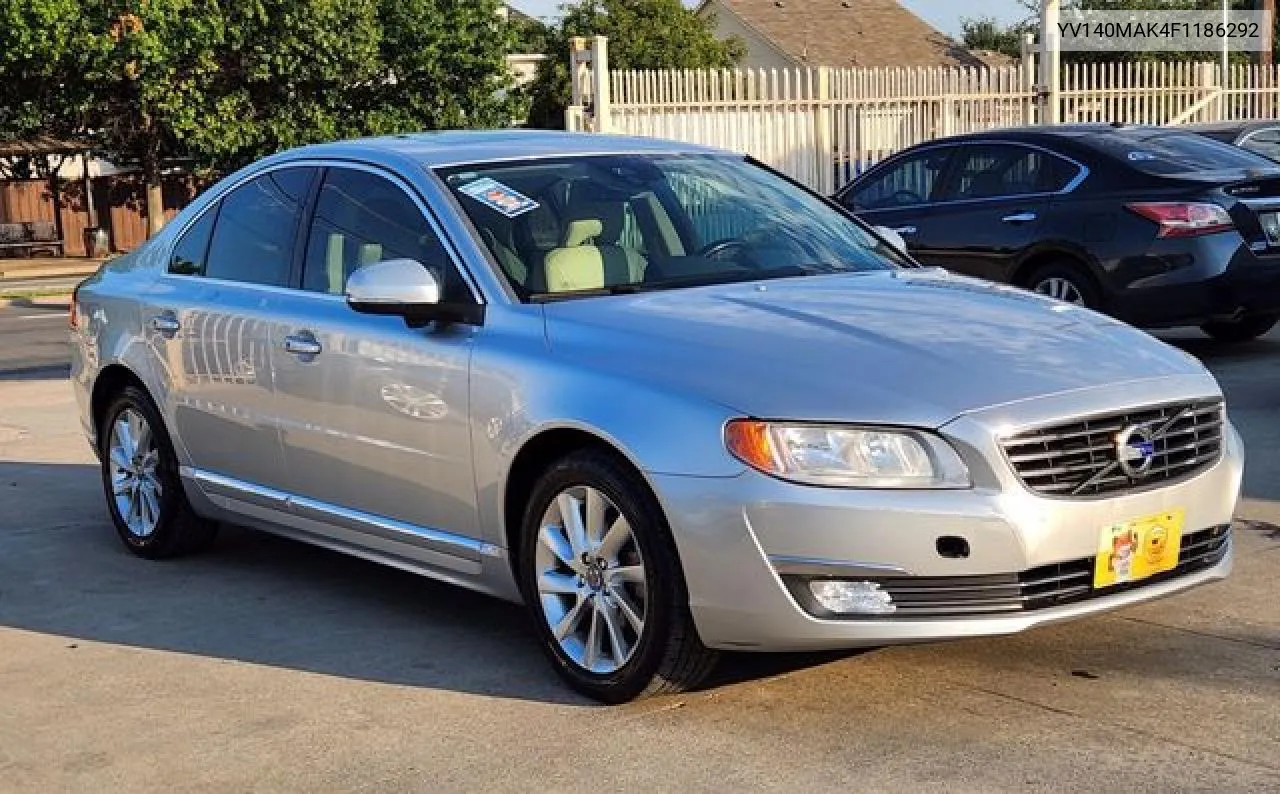 2015 Volvo S80 Premier VIN: YV140MAK4F1186292 Lot: 62943812
