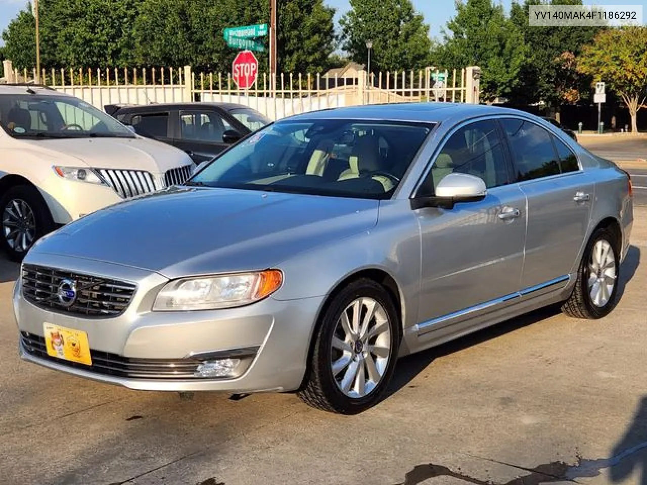 2015 Volvo S80 Premier VIN: YV140MAK4F1186292 Lot: 62943812
