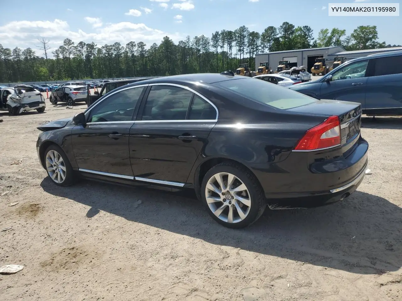 2016 Volvo S80 Premier VIN: YV140MAK2G1195980 Lot: 53739155