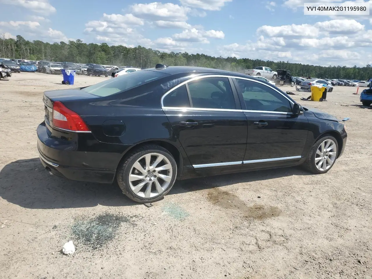 2016 Volvo S80 Premier VIN: YV140MAK2G1195980 Lot: 53739155
