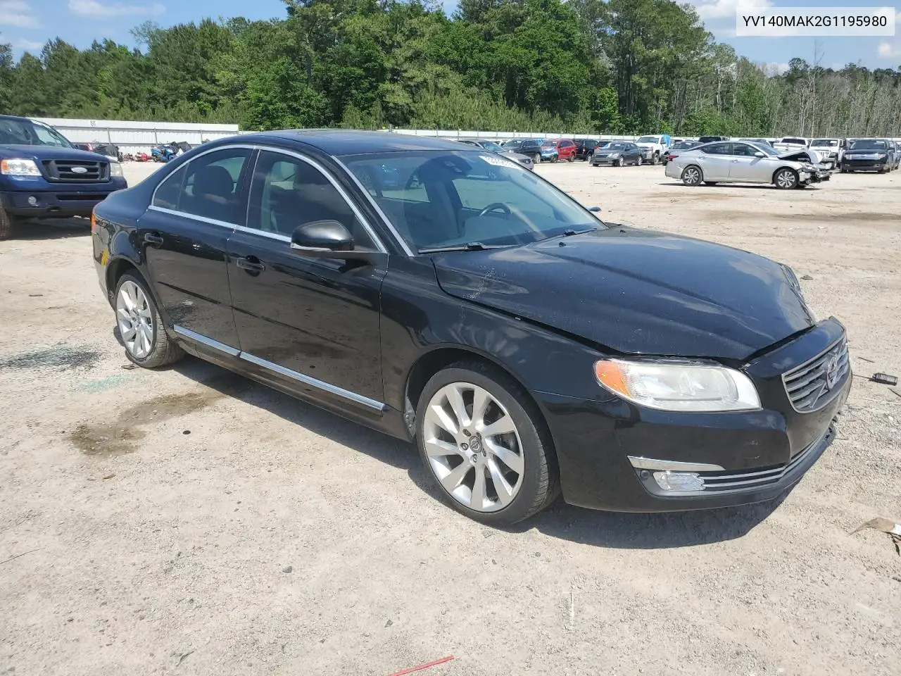 2016 Volvo S80 Premier VIN: YV140MAK2G1195980 Lot: 53739155