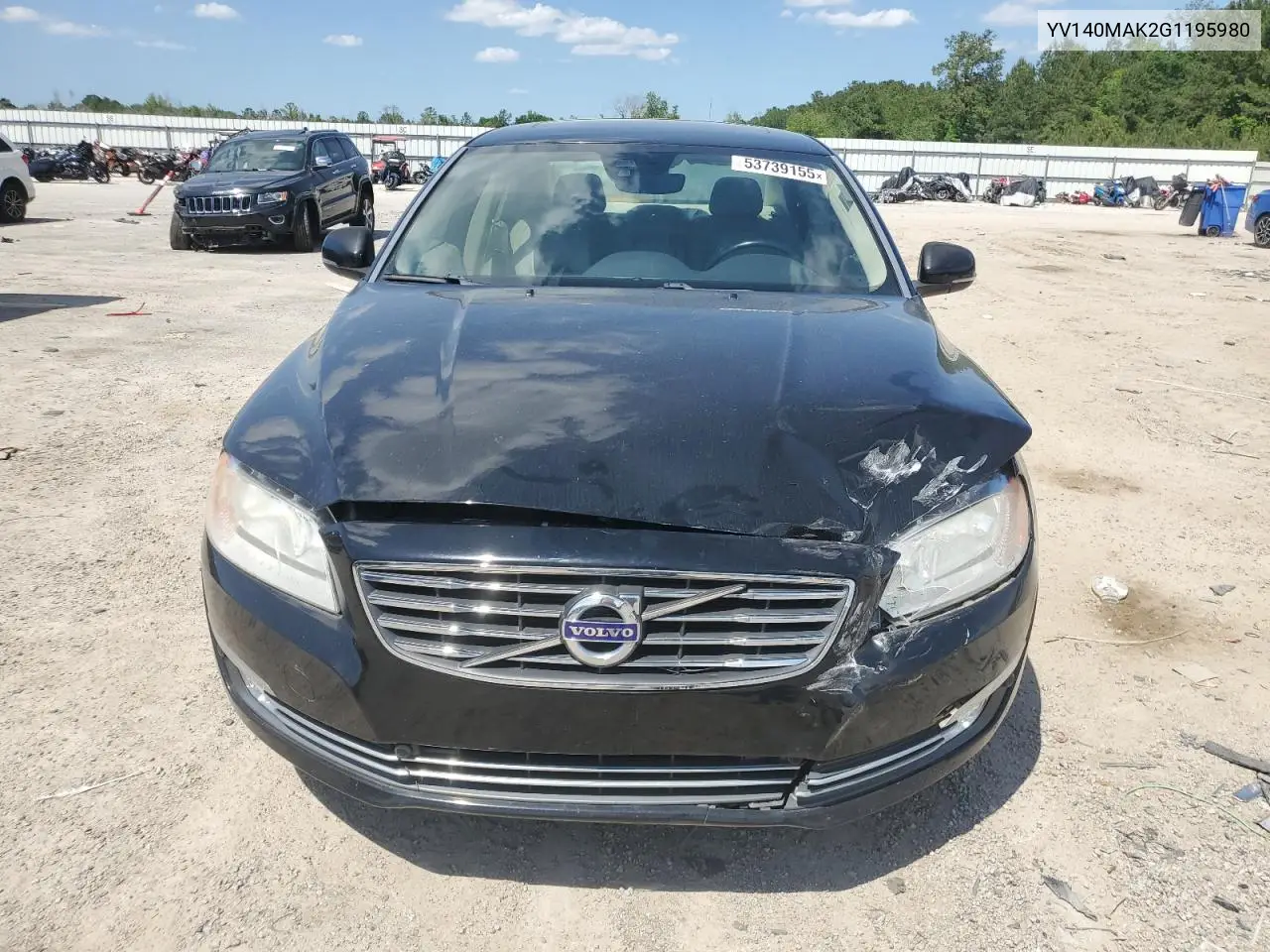 2016 Volvo S80 Premier VIN: YV140MAK2G1195980 Lot: 53739155