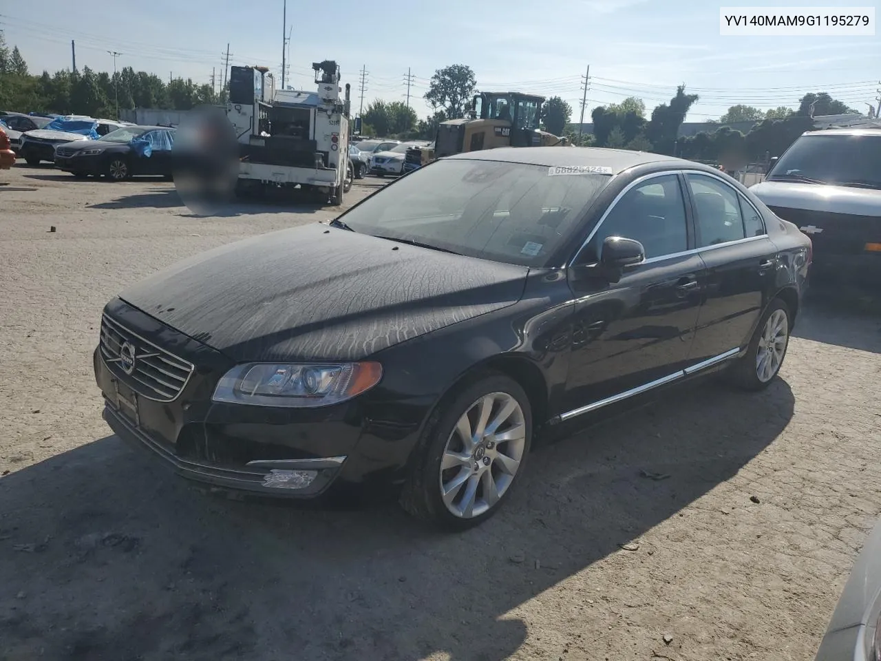 2016 Volvo S80 Platinum VIN: YV140MAM9G1195279 Lot: 68825424