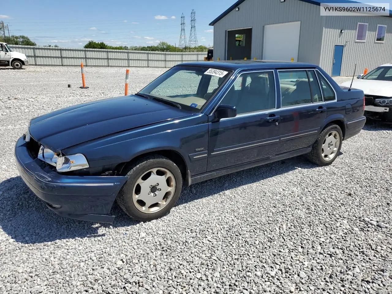 1998 Volvo S90 VIN: YV1KS9602W1125674 Lot: 55394315