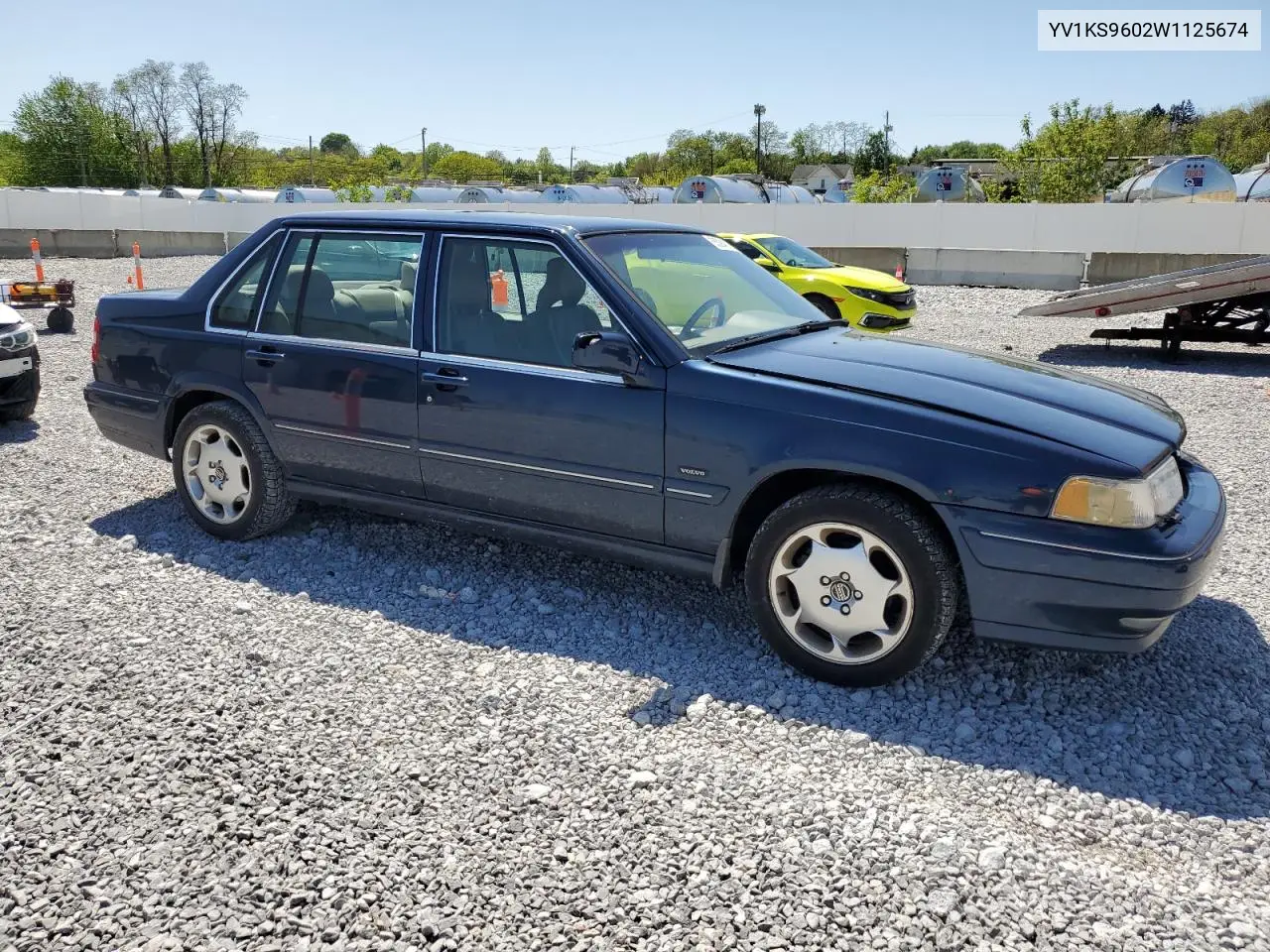 1998 Volvo S90 VIN: YV1KS9602W1125674 Lot: 55394315
