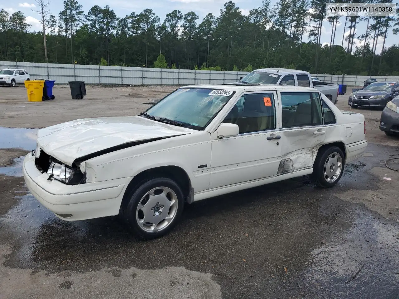 1998 Volvo S90 VIN: YV1KS9601W1140358 Lot: 62652255
