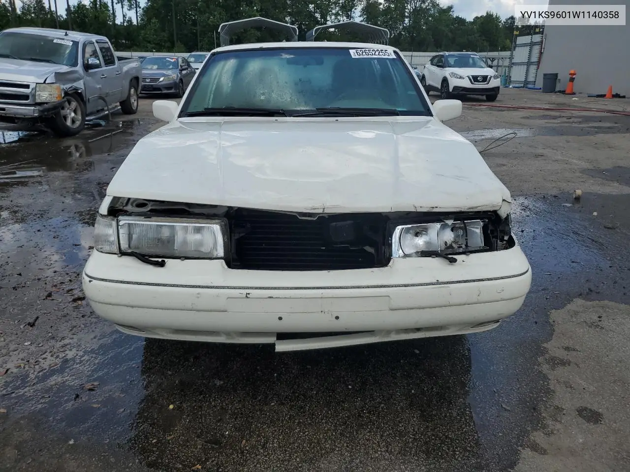 1998 Volvo S90 VIN: YV1KS9601W1140358 Lot: 62652255