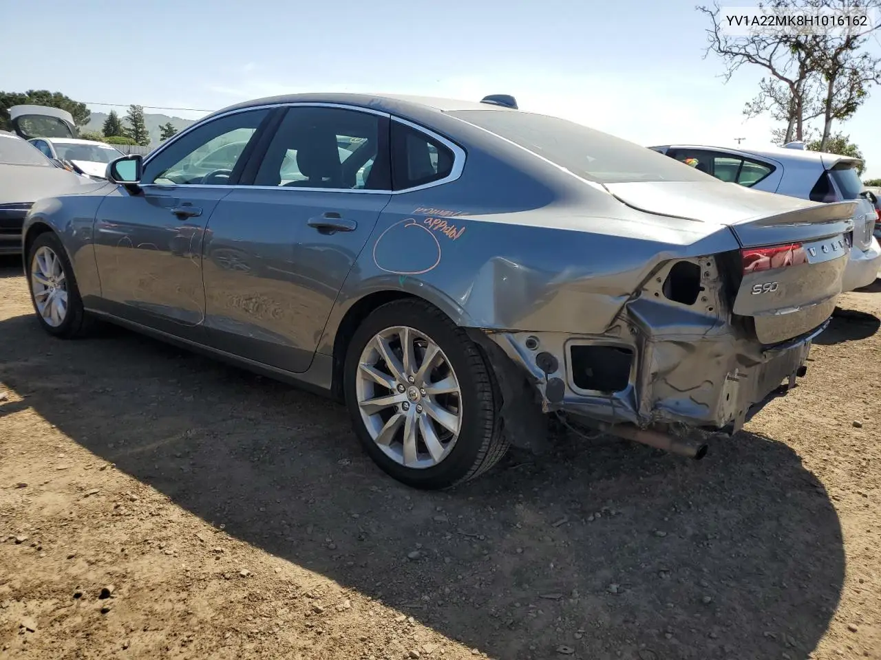 2017 Volvo S90 T6 Momentum VIN: YV1A22MK8H1016162 Lot: 52825565