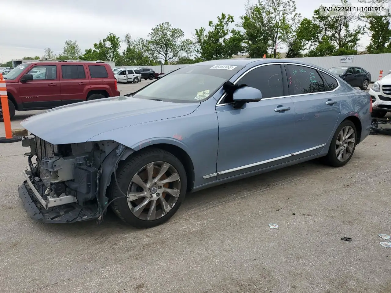 2017 Volvo S90 T6 Inscription VIN: YV1A22ML1H1001916 Lot: 55153165