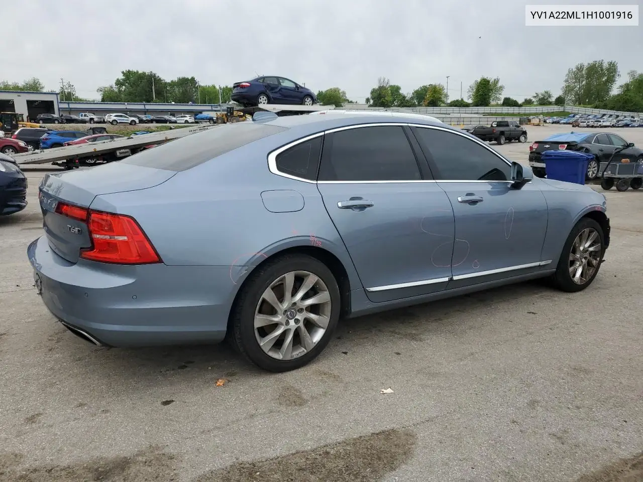 2017 Volvo S90 T6 Inscription VIN: YV1A22ML1H1001916 Lot: 55153165