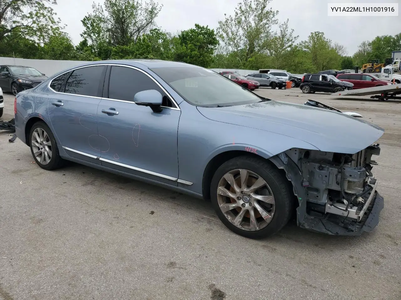 2017 Volvo S90 T6 Inscription VIN: YV1A22ML1H1001916 Lot: 55153165