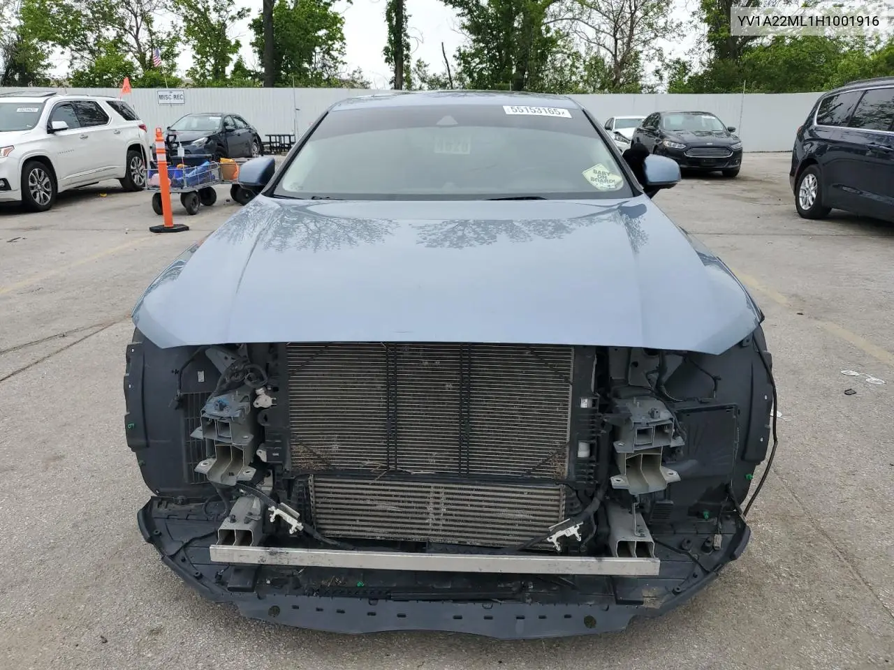 2017 Volvo S90 T6 Inscription VIN: YV1A22ML1H1001916 Lot: 55153165
