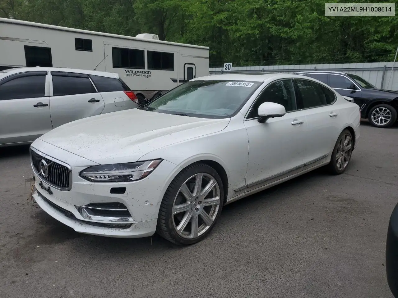 2017 Volvo S90 T6 Inscription VIN: YV1A22ML9H1008614 Lot: 55606895