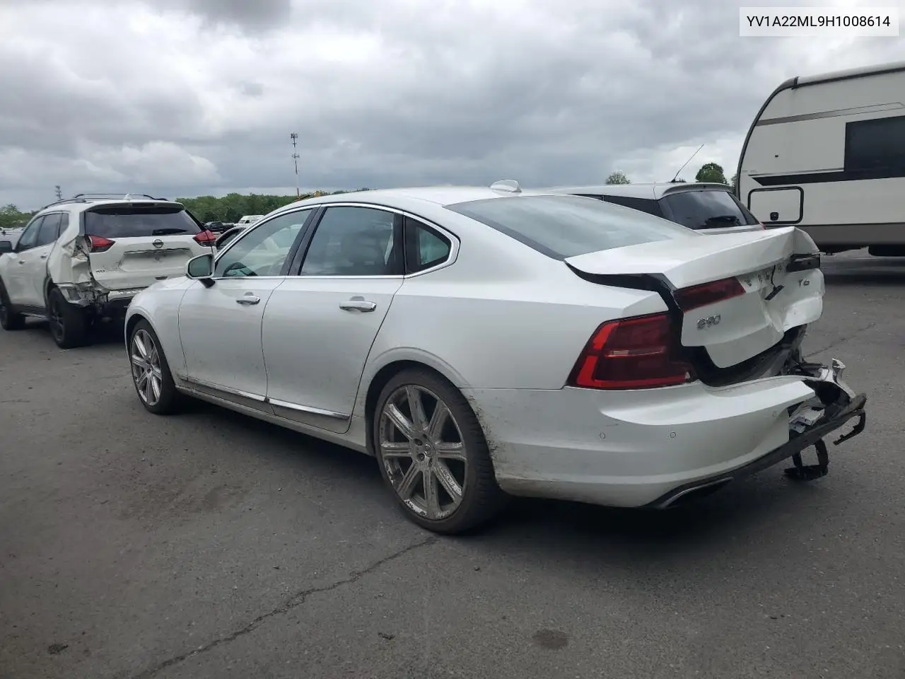 2017 Volvo S90 T6 Inscription VIN: YV1A22ML9H1008614 Lot: 55606895