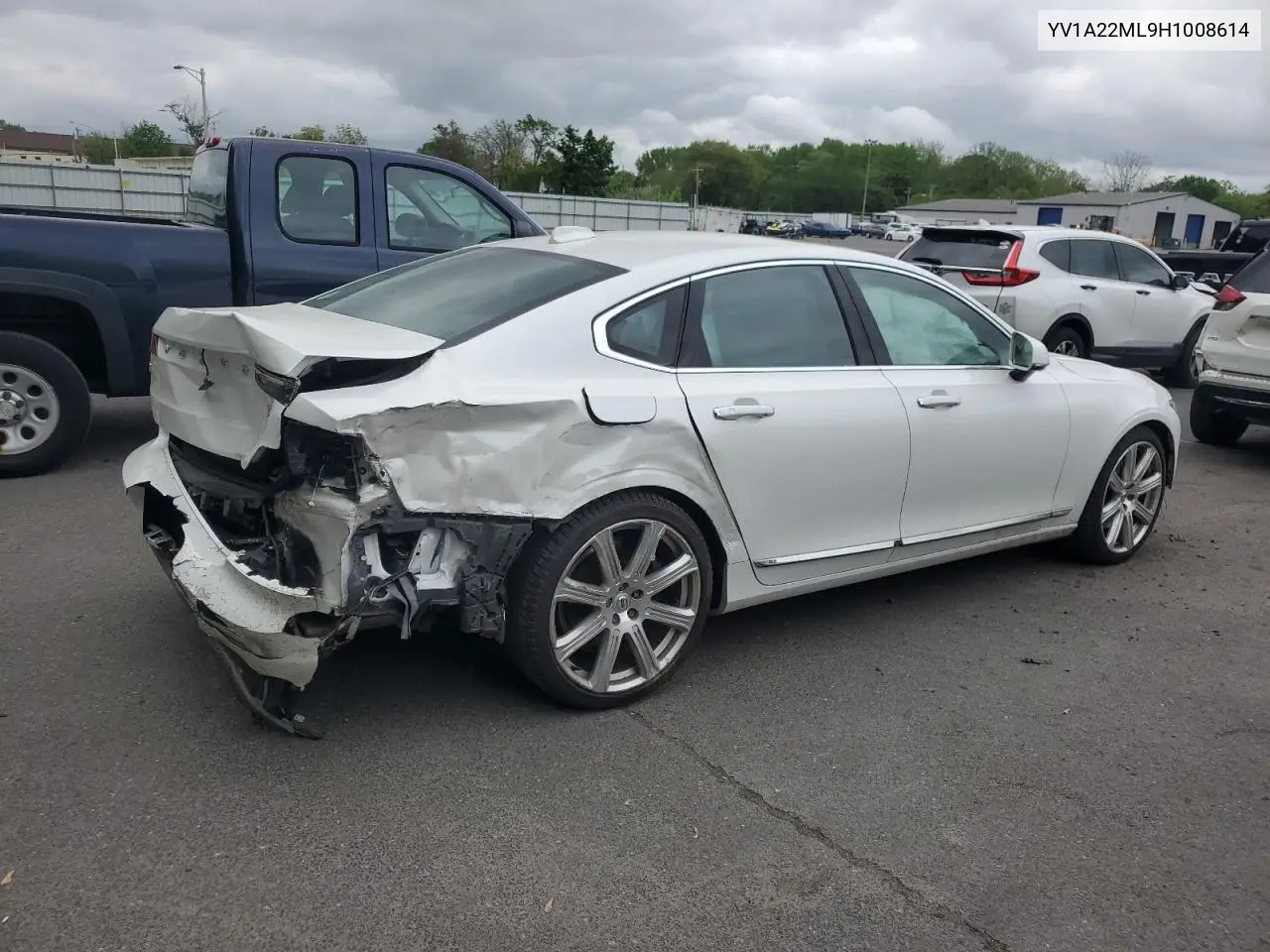 2017 Volvo S90 T6 Inscription VIN: YV1A22ML9H1008614 Lot: 55606895