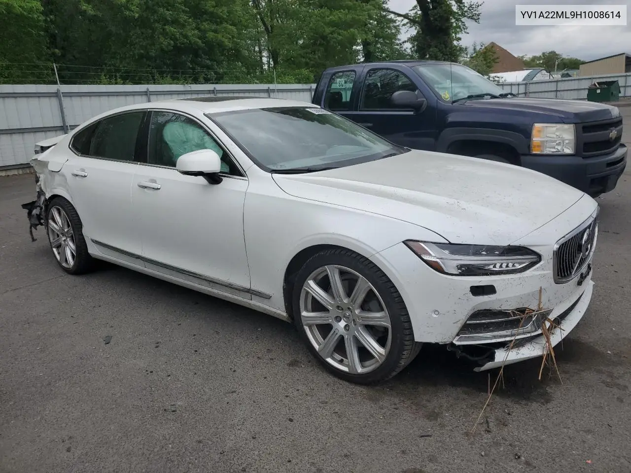 2017 Volvo S90 T6 Inscription VIN: YV1A22ML9H1008614 Lot: 55606895