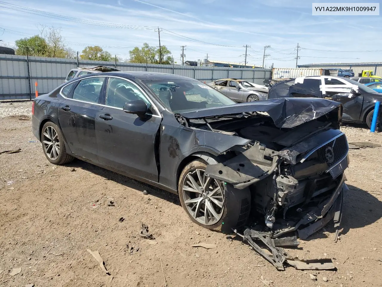 2017 Volvo S90 T6 Momentum VIN: YV1A22MK9H1009947 Lot: 56432495