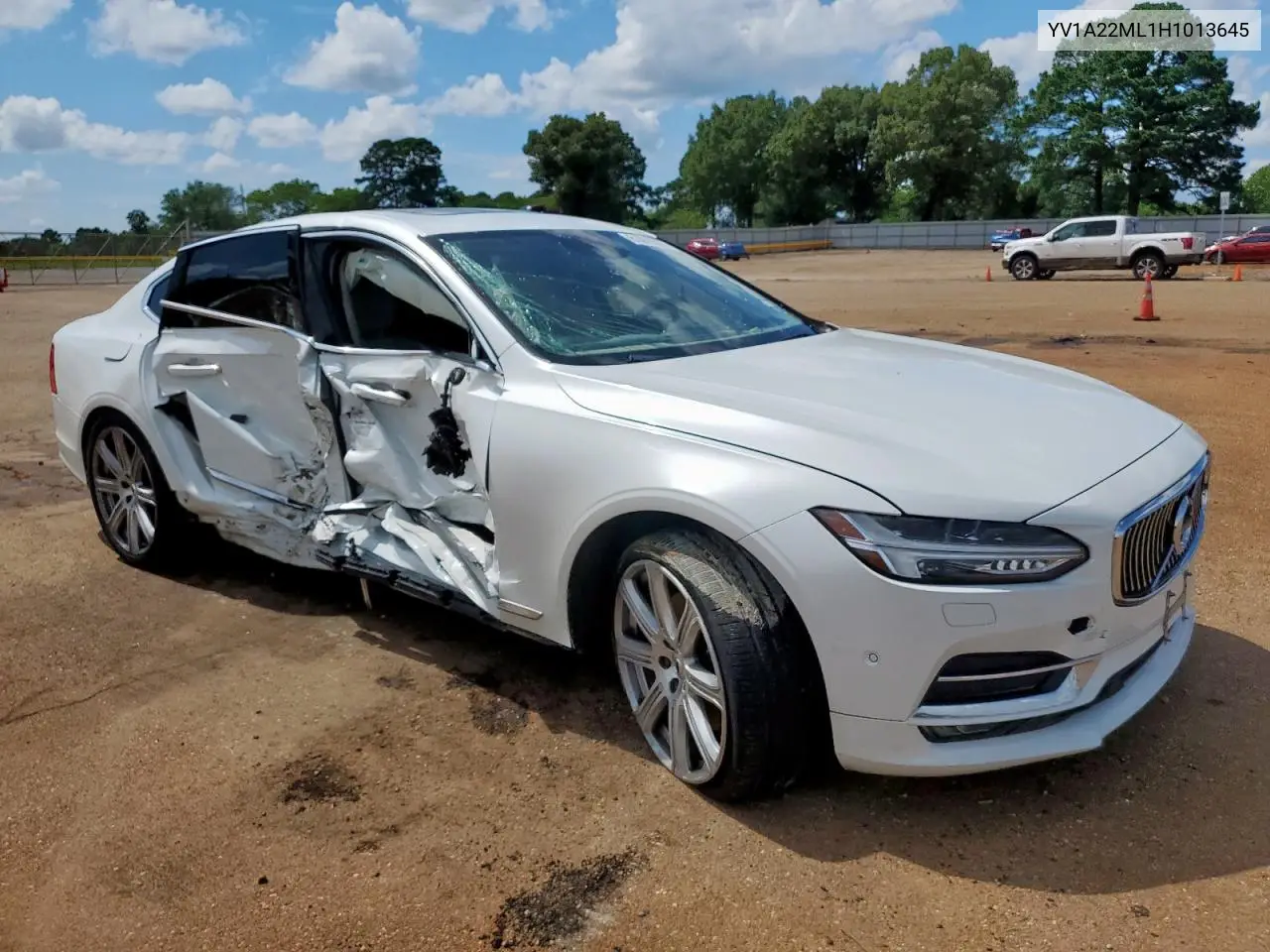 2017 Volvo S90 T6 Inscription VIN: YV1A22ML1H1013645 Lot: 61058365