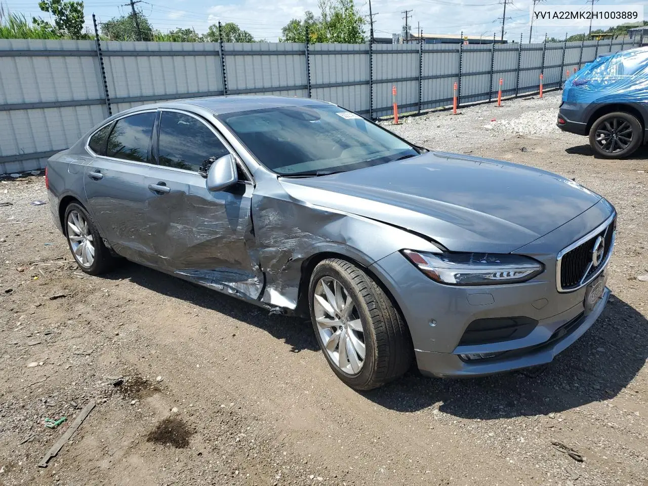 2017 Volvo S90 T6 Momentum VIN: YV1A22MK2H1003889 Lot: 62221485