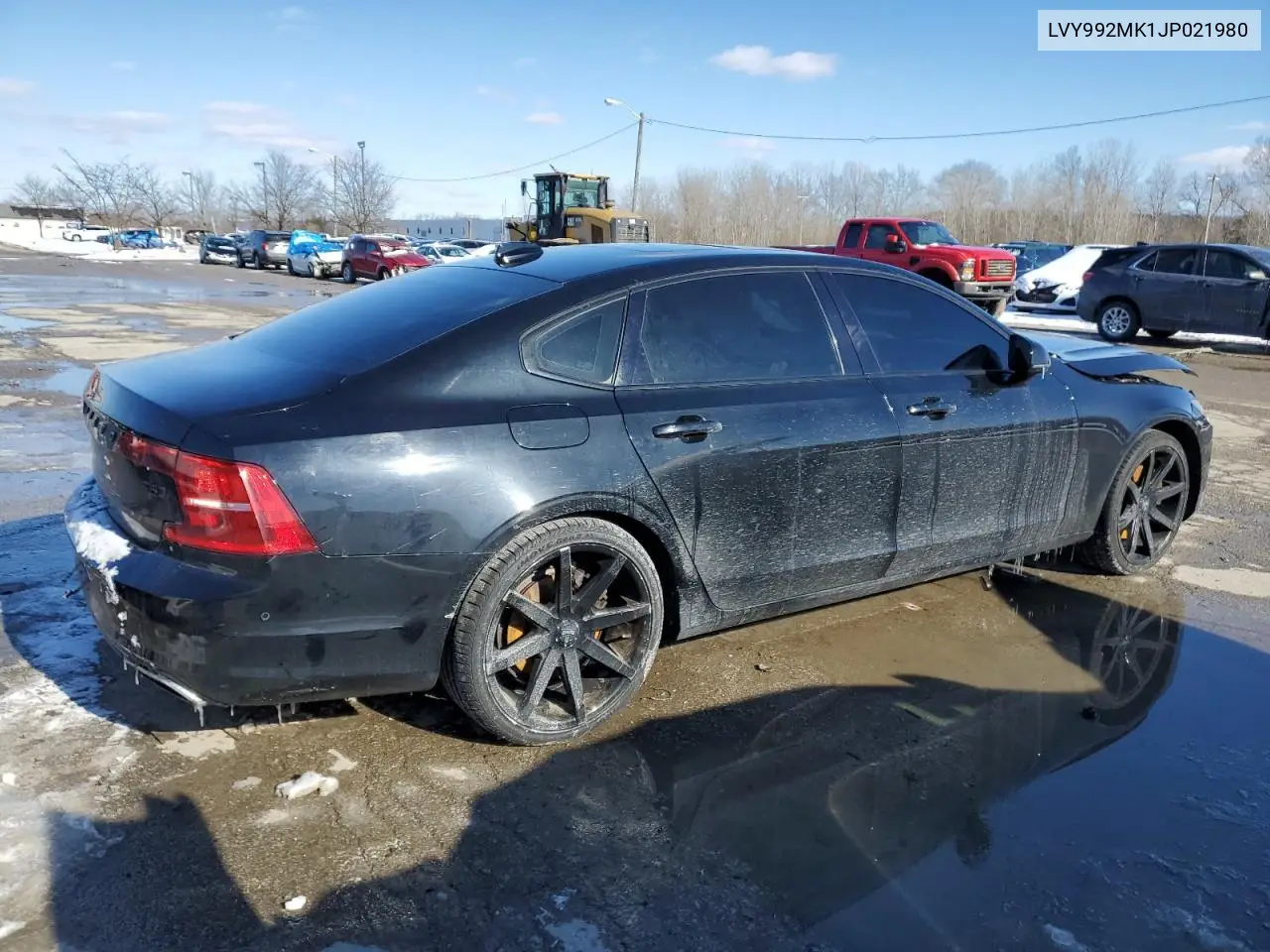 2018 Volvo S90 T6 Momentum VIN: LVY992MK1JP021980 Lot: 45984385