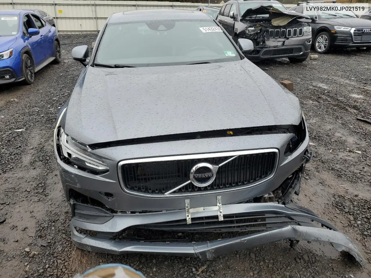 2018 Volvo S90 T5 Momentum VIN: LVY982MK0JP021519 Lot: 51432435